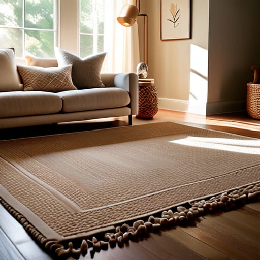 Choosing the right rug for your living room.