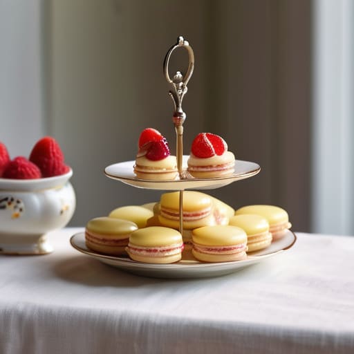Classic tea party food for afternoon tea.