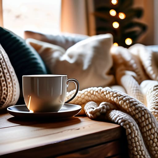 Cozy Textures for Quiet Moments blanket.