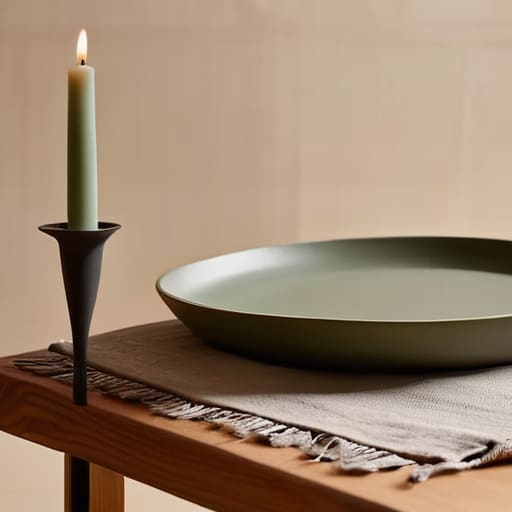 Modern Minimalist Place Settings That Invite Conversation