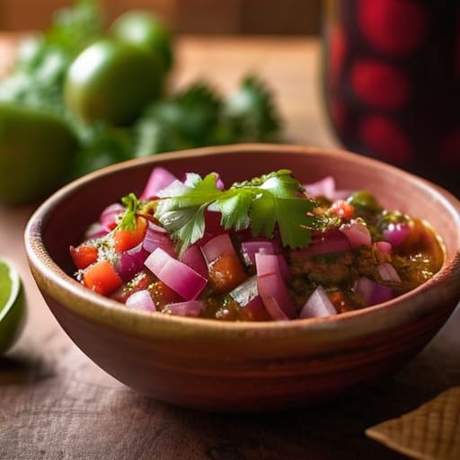 Creamy Smoky Roasted Tomatillo Salsa in bowl.