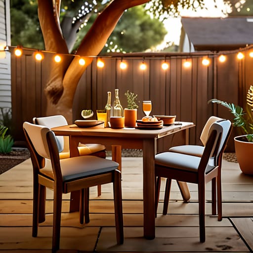 Cozy outdoor setup Bringing It All Home.