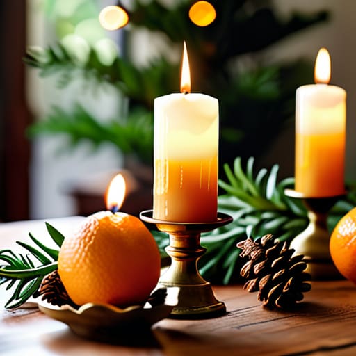 Creative decorations for a festive holiday gathering.