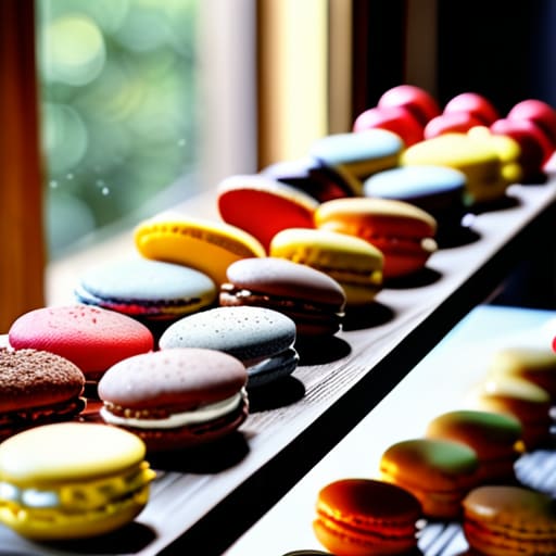 Organizing a beautiful dessert buffet layout.