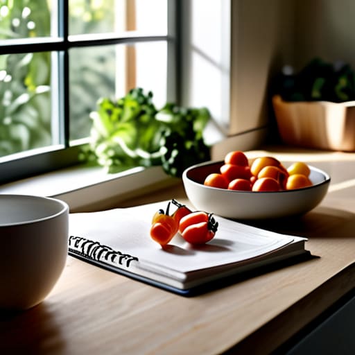 Organizing a productive weekly meal schedule.