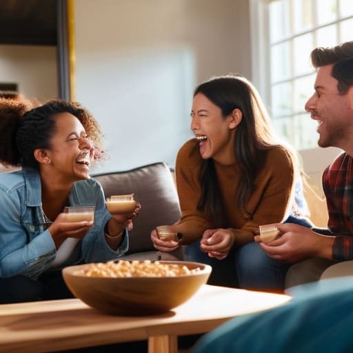 Strategies for managing a large house party.