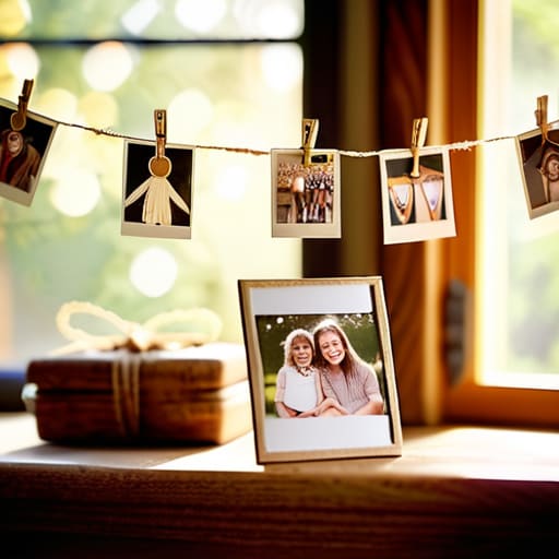 Build a nostalgic photo wall with memories.