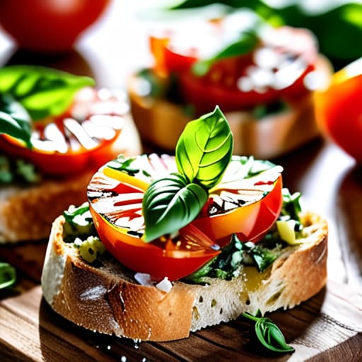 The Classic Tomato and Basil Refresh toast.