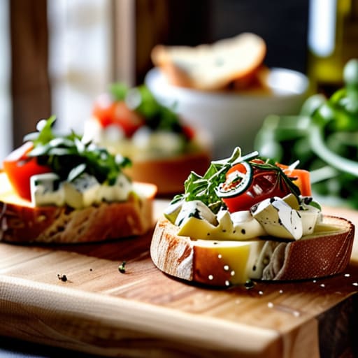 Creamy Ricotta with Honey and Thyme appetizer.