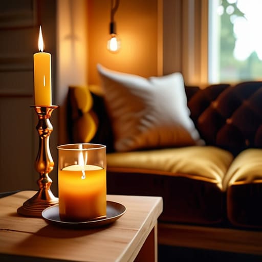 Set the mood with soft lighting.