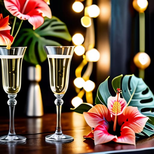 Selecting colorful themed party decorations.