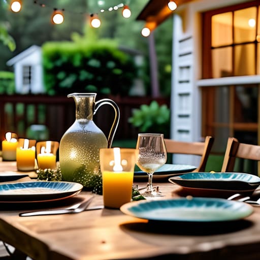 Tips for hosting a backyard dinner party.